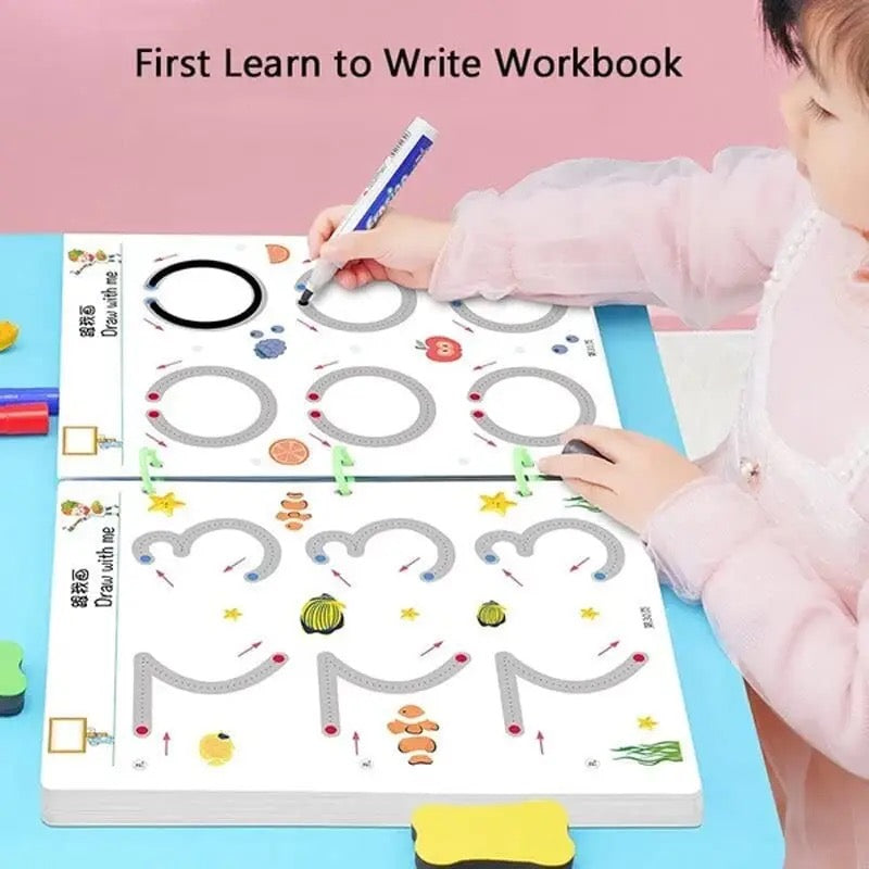 educational books and practice copies sets. Perfect for toddlers, preschool, and kindergarten learners.